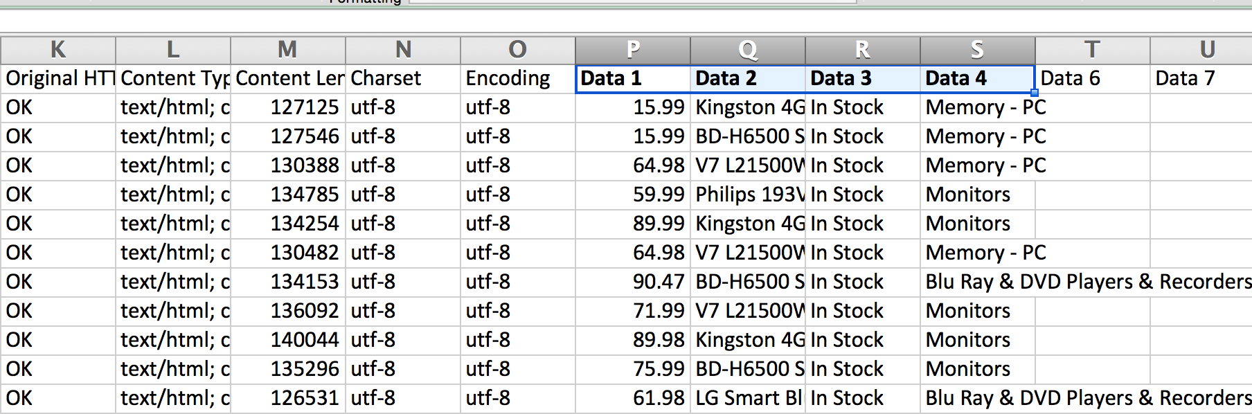 pricing analysis template