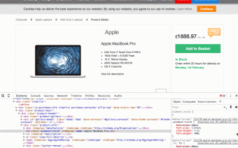 copying the CSS selector