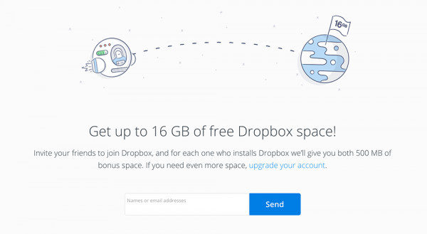 Dropbox Virality